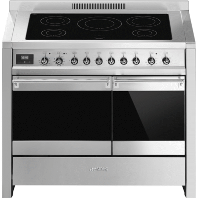piano de cuisson haut de gamme smeg a2pyid 81 100cm inox induction double four