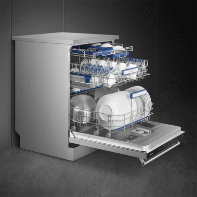 smeg lvs345bqstx lave vaisselle 60 cm 14 couverts esthétique classica