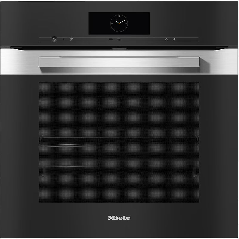 Miele H7860BP Inox/CleanSteel - Four multifonctions design facile à combiner avec thermosonde et BrillantLight.