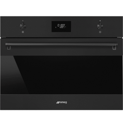 Four compact SMEG SO4301M0N - Classica 45cm noir, multifonction avec micro-ondes
