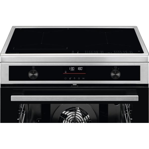 Cuisinière Induction AEG 60cm Four Pyrolyse SteamBake Inox - CIB6490APM – Image 3
