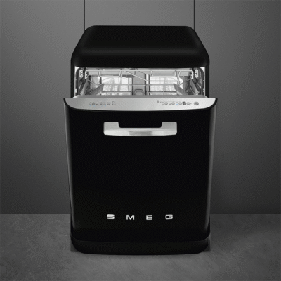 Lave-vaisselle SMEG LVFABBL3 - Design Années 50 noir, 60cm 13 couverts – Image 2