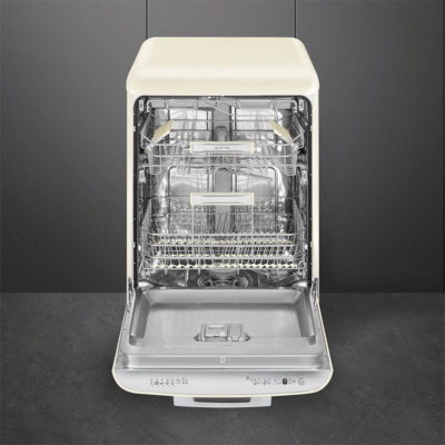 Lave-vaisselle SMEG LVFABCR3 - Design Années 50 Crème, 60cm 13 couverts – Image 3