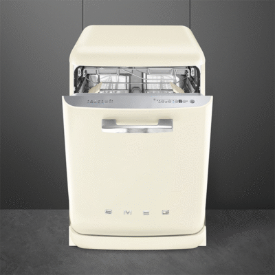 Lave-vaisselle SMEG LVFABCR3 - Design Années 50 Crème, 60cm 13 couverts – Image 2
