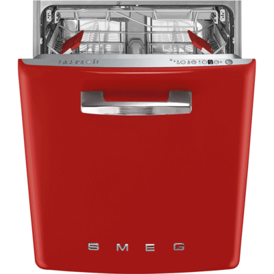 Lave-vaisselle sous plan SMEG STFABBL3 - Design Années 50 rouge, 60cm 13 couverts