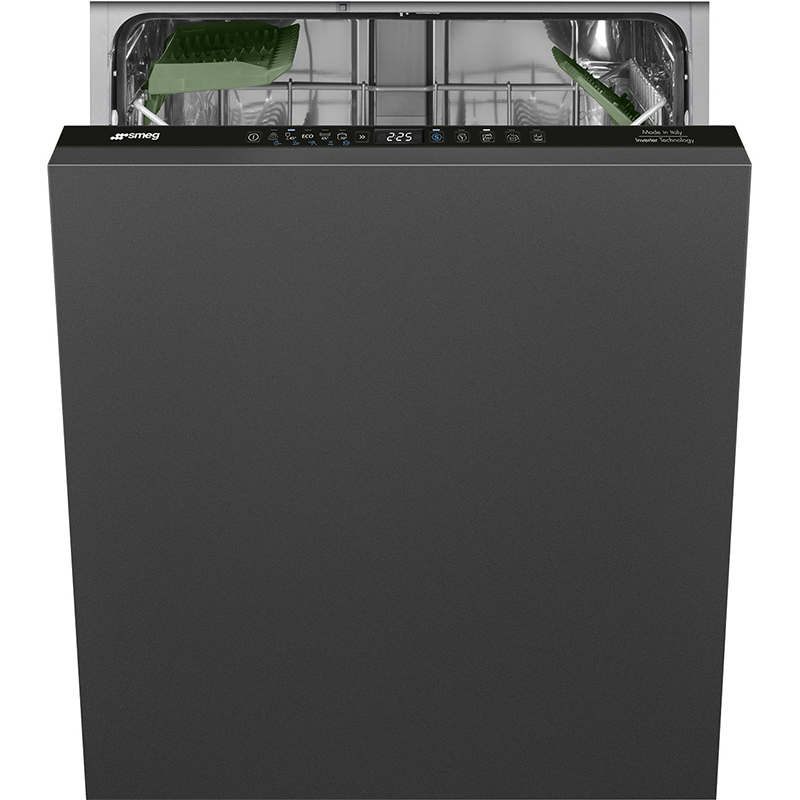 SMEG STL5252CLFR – Lave-vaisselle tout intégrable 60cm finition bandeau noir | Classe C & silence