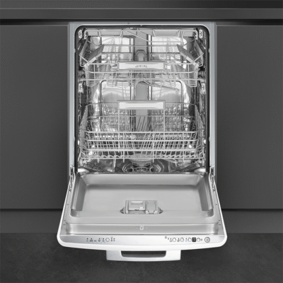SMEG STFABWH3 – Lave-vaisselle blanc 13 couverts | Élégance rétro Années 50 – Image 3
