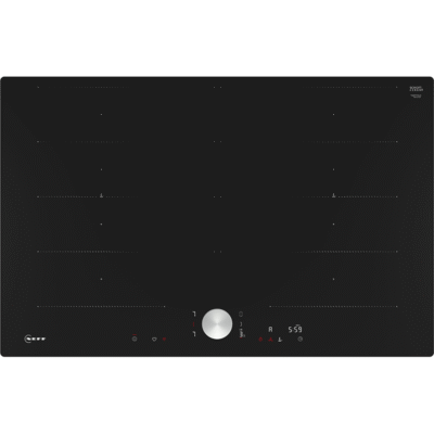 Table de cuisson induction 80cm Neff FlexInduction TwistPad Fire T68PTY4L0, pose à fleur