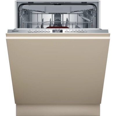 Lave-vaisselle encastrable moderne porte beige