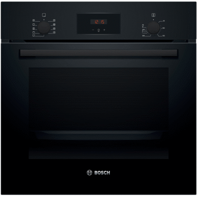 Four encastrable noir moderne avec écran digital