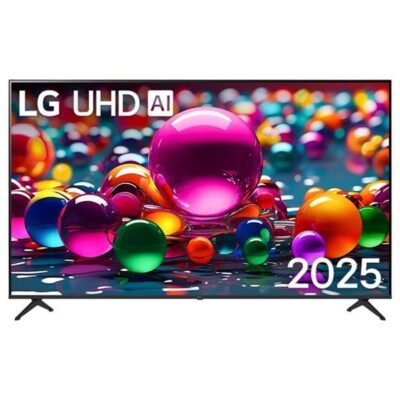Téléviseur LG UHD AI 2025 écran coloré