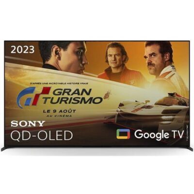Téléviseur Sony QD-OLED avec interface Google TV