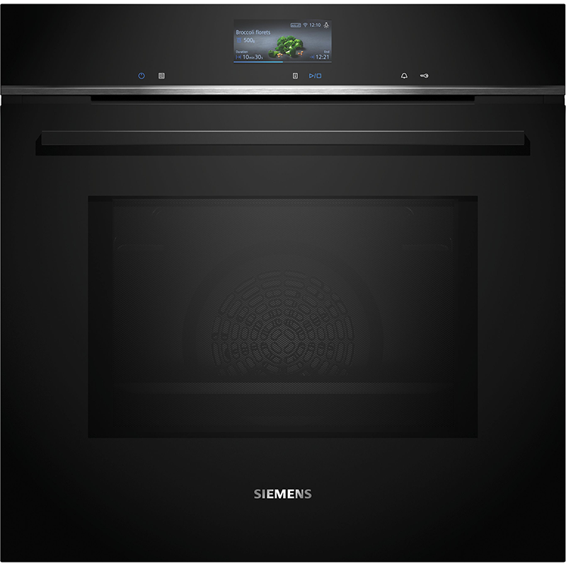 Four encastrable noir avec écran numérique