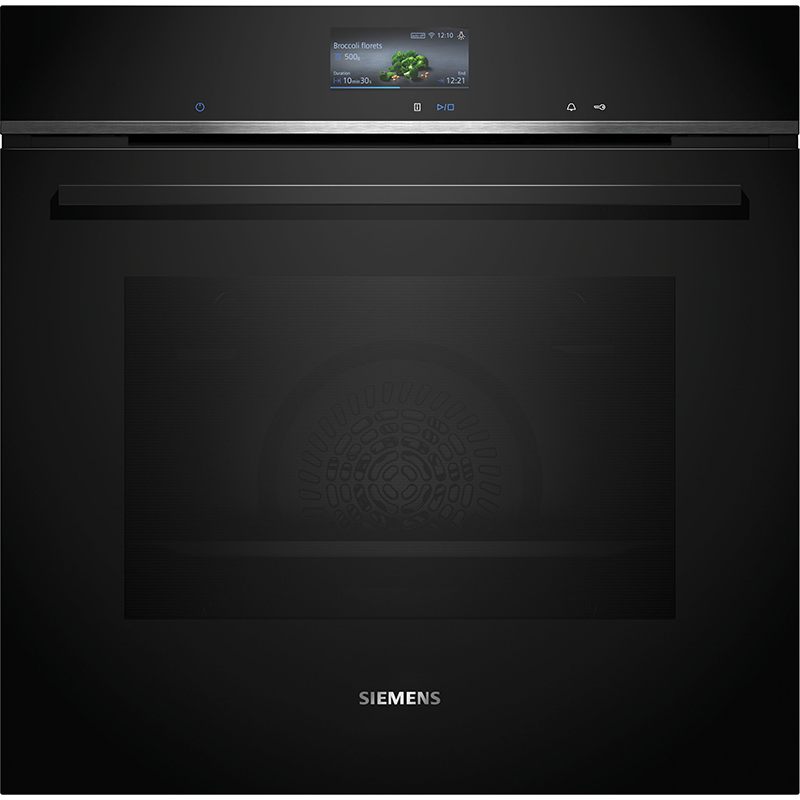 Four encastrable multifonction Siemens iQ700 HB776G3B1 Noir