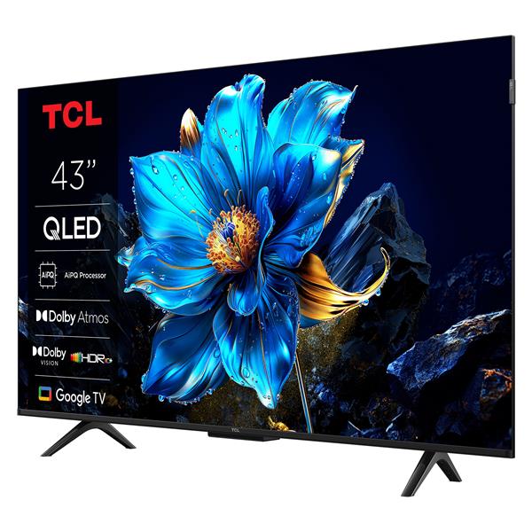 Téléviseur QLED TCL 43 pouces avec Google TV