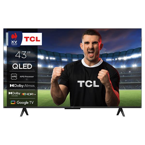 Téléviseur TCL 43 pouces QLED avec Google TV