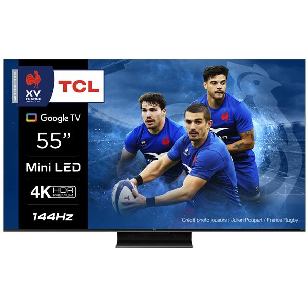 Téléviseur TCL 55 pouces Google TV 4K HDR