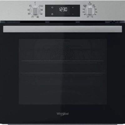 Four encastrable noir inox avec affichage numérique