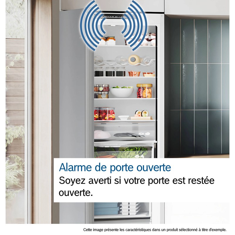 bosch kin86vse0 – réfrigérateur combiné intégrable nofrost 177 cm