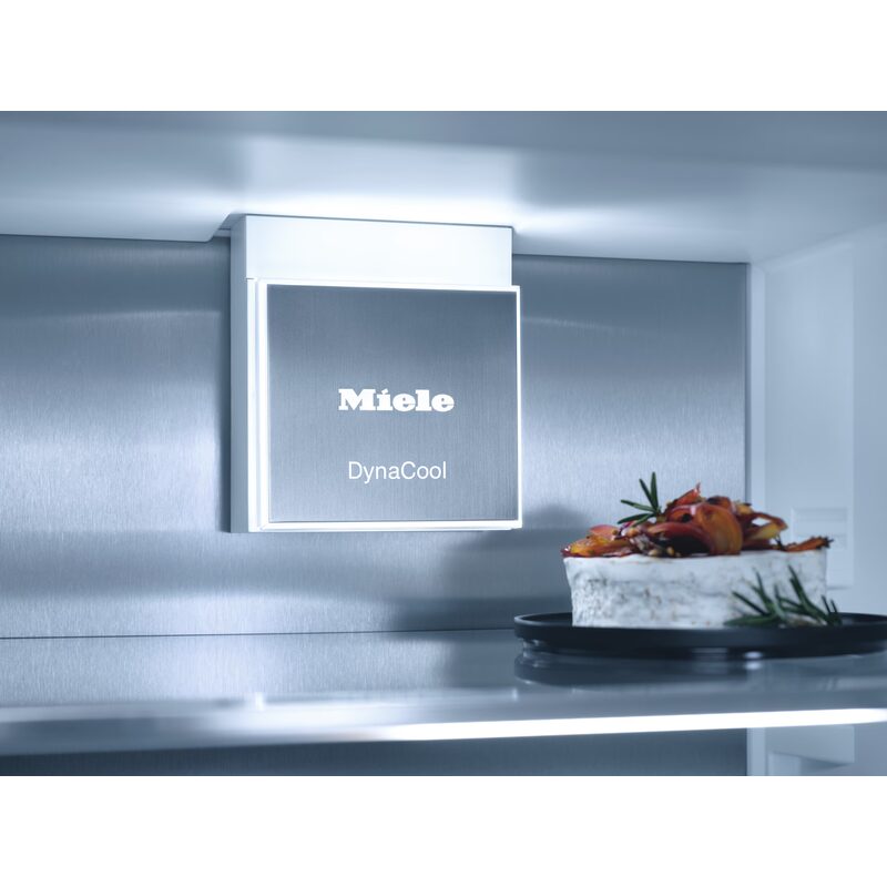 Intérieur inox de réfrigérateur Miele DynaCool