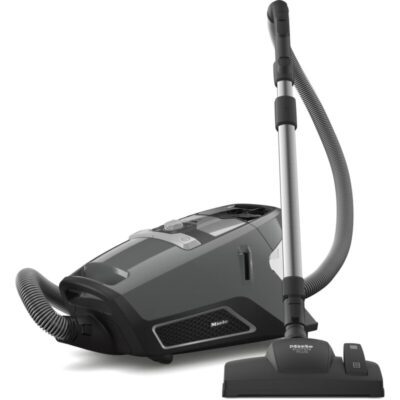 Aspirateur traîneau gris avec tuyau flexible