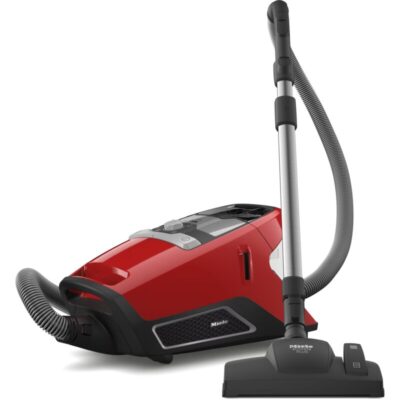 Aspirateur traîneau rouge avec tuyau flexible