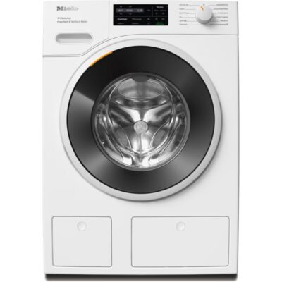 Lave-linge blanc moderne à chargement frontal