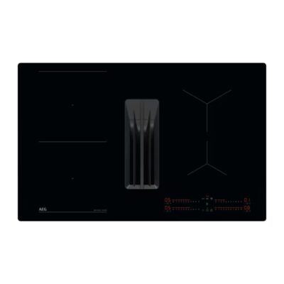 Plaque induction aspirante AEG TH84CB03CB Série 6000 Bridge 80 cm