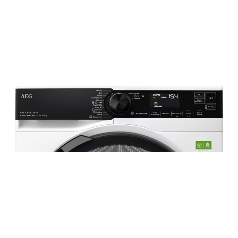 Panneau de commande lave-linge AEG 9000 Series