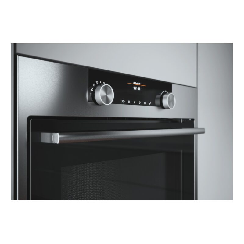 Four encastrable moderne en acier inoxydable