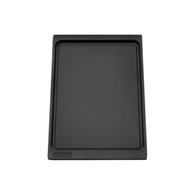 Tapis de bureau rectangulaire noir Elasko