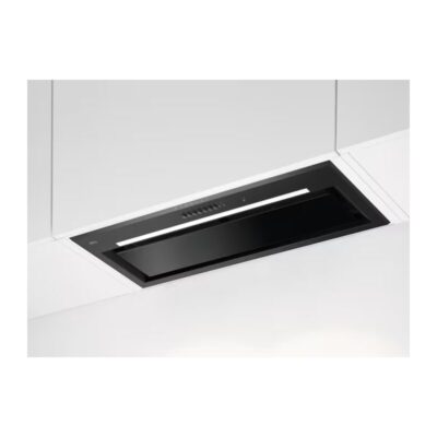 Hotte encastrable noire moderne pour cuisine