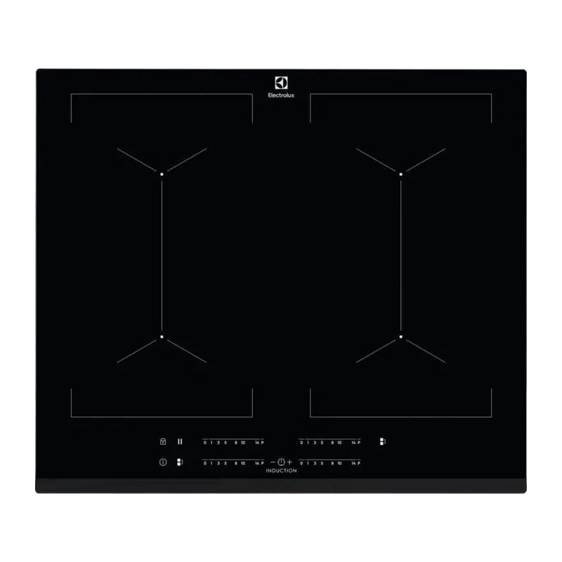 Plaque de cuisson à induction noire moderne