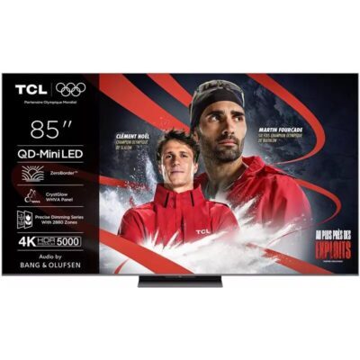 Téléviseur TCL 85 pouces QD-Mini LED 4K HDR
