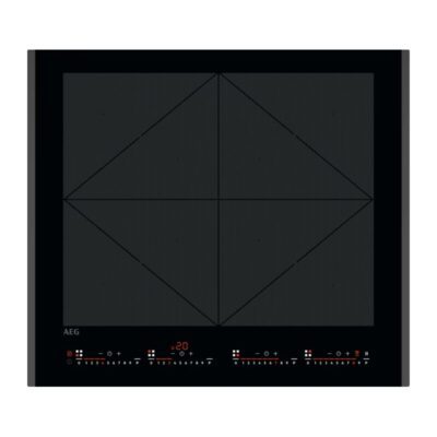 Table de cuisson à induction noire moderne