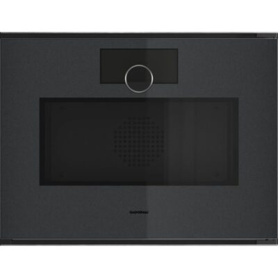 Four encastrable moderne noir avec écran digital