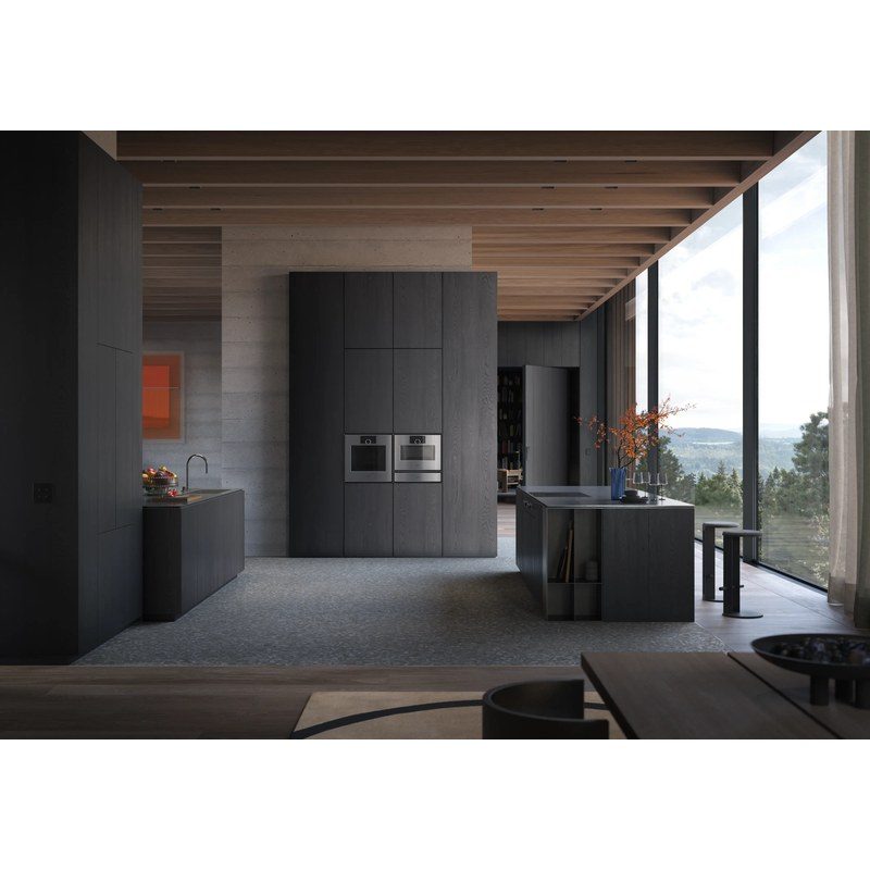 Cuisine moderne avec vue panoramique