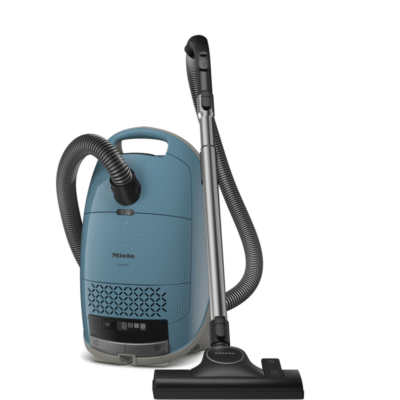 Aspirateur traîneau bleu avec tuyau flexible