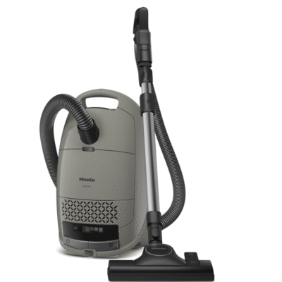 Aspirateur traîneau gris avec tuyau flexible