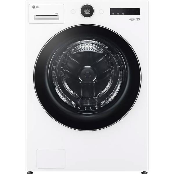 Lave-linge frontal blanc moderne LG