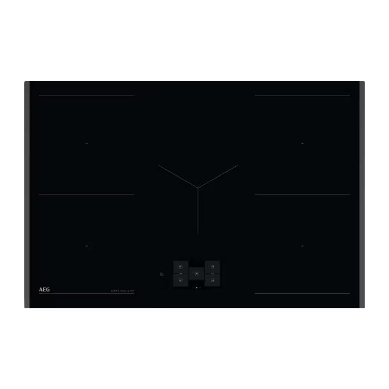 Plaque de cuisson à induction noire moderne