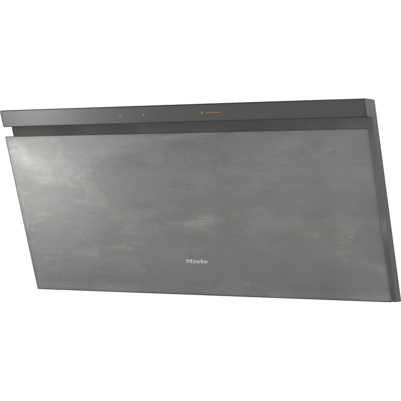 Hotte murale de cuisine grise moderne Miele