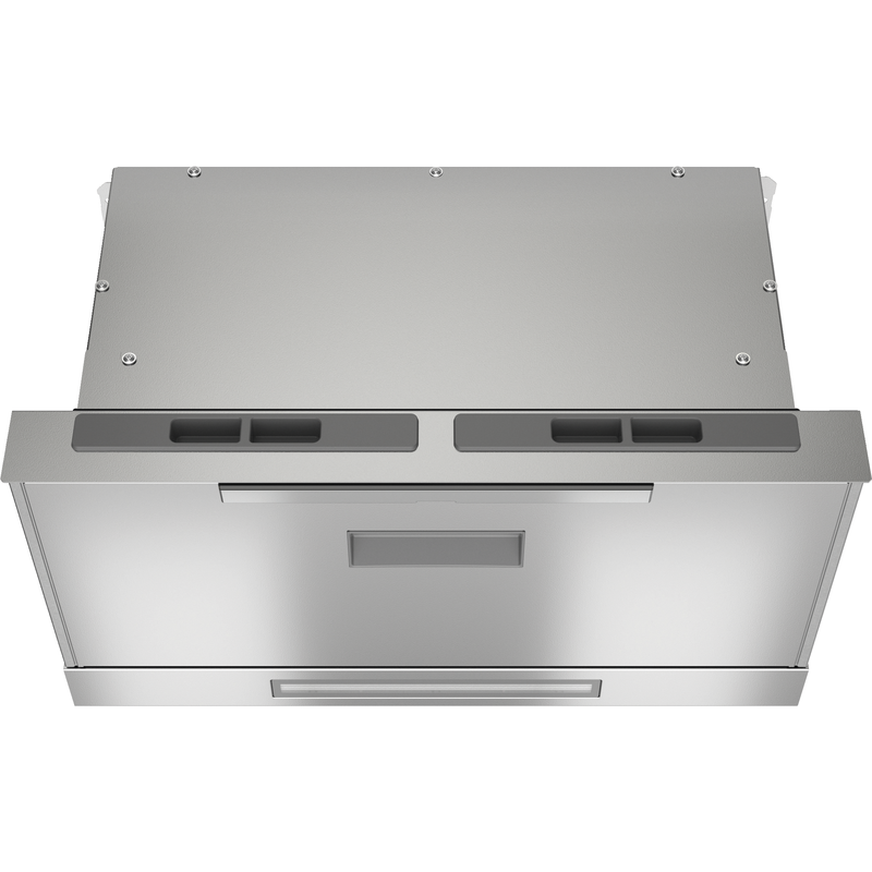 Hotte de cuisine inox moderne encastrable