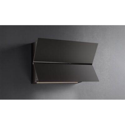 Hotte murale noire design moderne