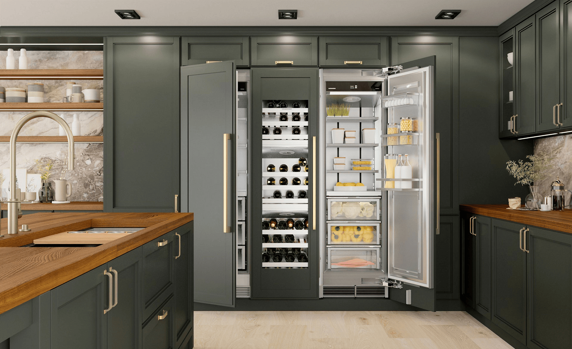 Liebherr Monolith dans une cuisine d’exception : design et volumes