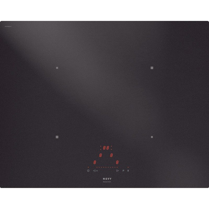 Plaque de cuisson à induction noire moderne