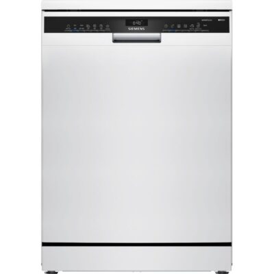 Lave-vaisselle blanc moderne avec panneau de commande