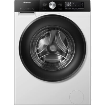 Lave-linge frontal blanc moderne Hisense