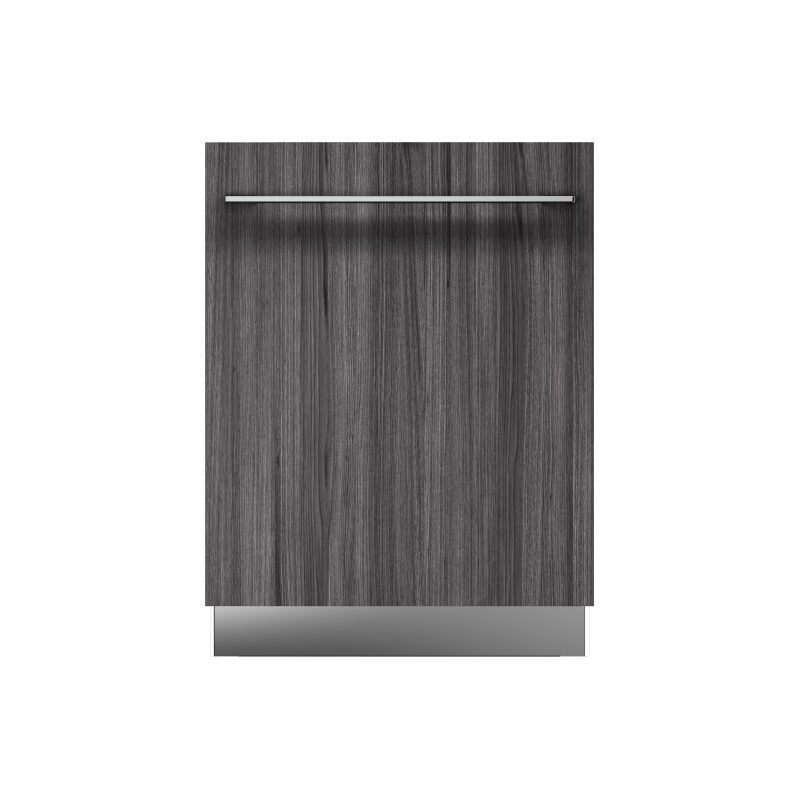 Porte de lave-vaisselle effet bois gris moderne