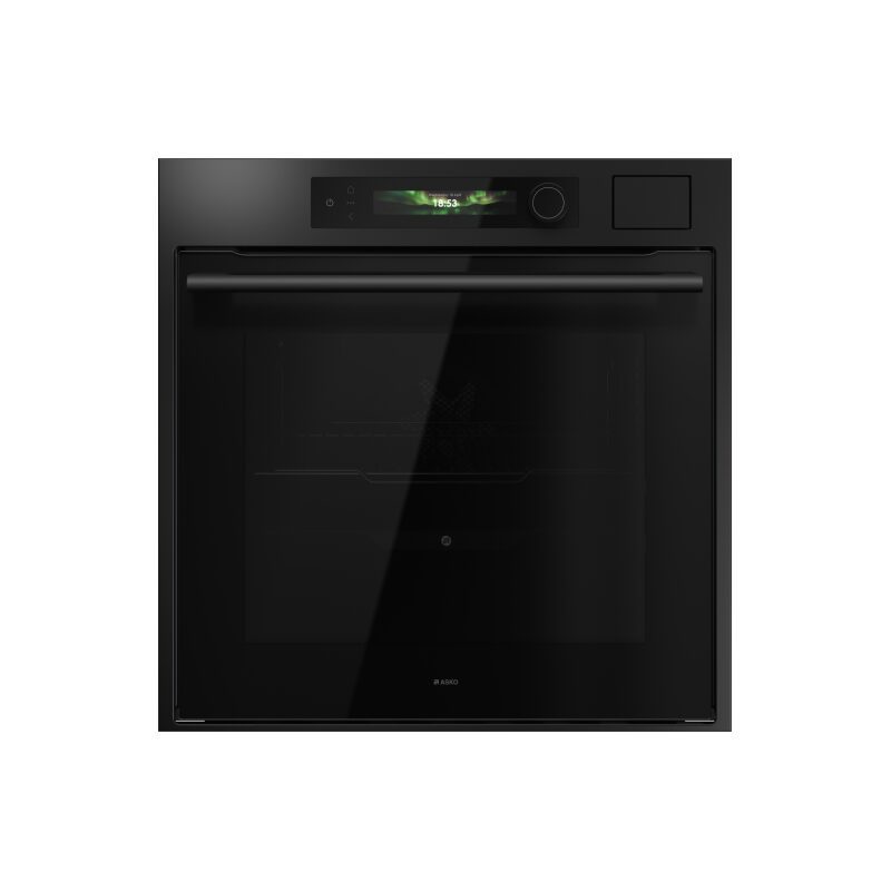 Four encastrable noir moderne avec écran digital